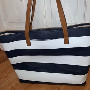 Michael kora be achy striped tote